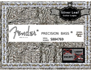 Fender Precision Bass Guitar Decal 5s